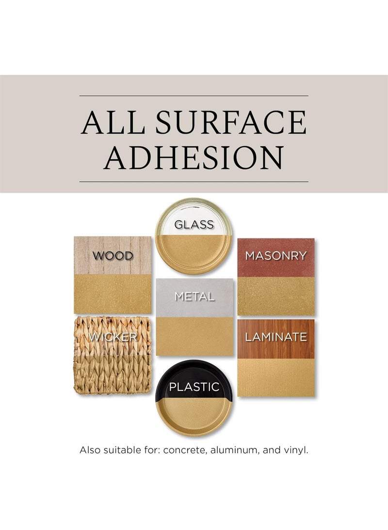 رست أوليوم طلاء رش معدني عالمي لجميع الأسطح 312 جرام ذهبي نقي - Image 5