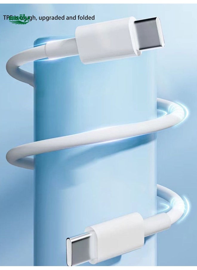 BURAQ - Type-C To Type-C Fast Charging Data Cable Compatible With Apple 15/16 Phones And Tablets - Image 1
