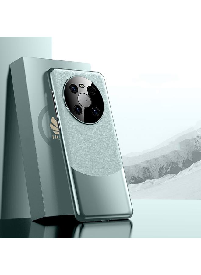 S-TOP Case For Huawei Mate 40 Electroplated PC + Leather Shockproof Phone Case - Image 1