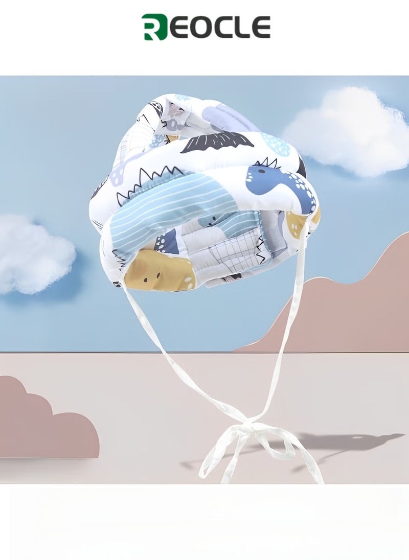 REOCLE Baby Helmet Baby Head Protector Toddler Inflatable Helmets Adjustable Infant Helmet Head Protector Soft Head Guard for Crawling Walking  - Image 1