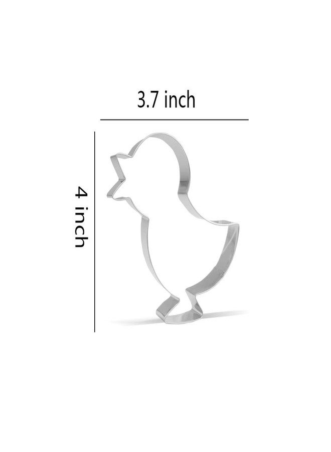 Keewah 4 inch Chick Cookie Cutter - Stainless Steel - Image 2