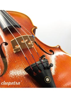 CLEOPATRA Handmade Violin Strings: 1 Pack + 1 Extra E. Synthetic Core Medium Gauge Ball End 4 4.  - Image 3