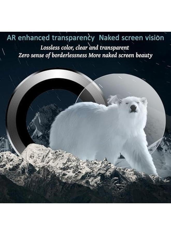 erorex - Pack Of 2 Camera Lens Protector Compatible With Samsung Galaxy S23 Ultra Film Aluminum Alloy Lens Tempered Glass Lens Cover HD Scratch Resistant Full Coverage Black For Galaxy S23 Ultra - Image 1