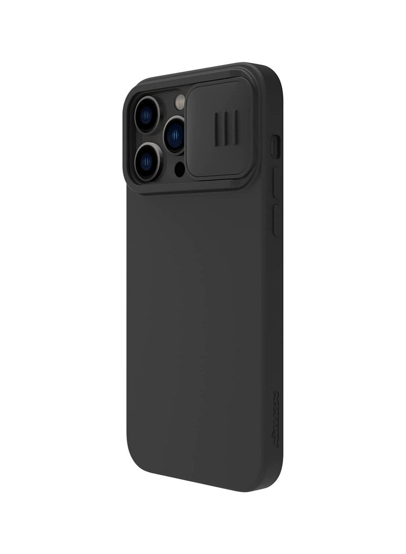 Nillkin CamShield Silky Magnetic Silicone Case For iPhone 14 Pro Max - Black - Image 3