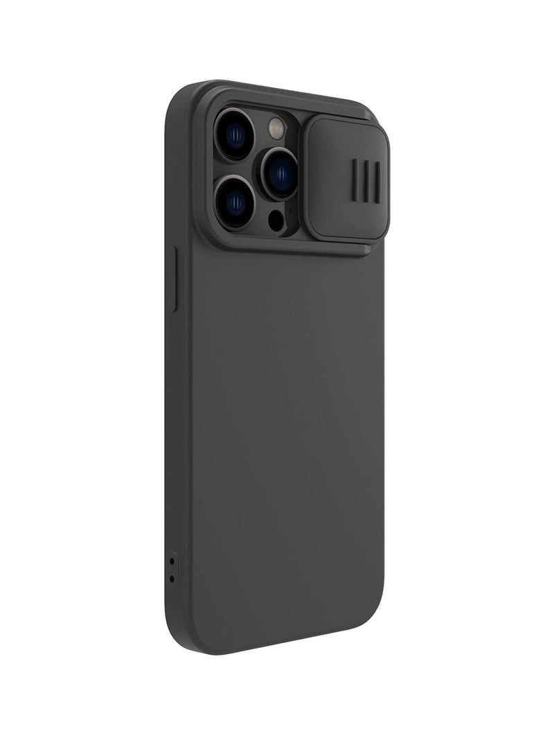 Nillkin CamShield Silky Magnetic Silicone Case For iPhone 14 Pro Max - Black - Image 4