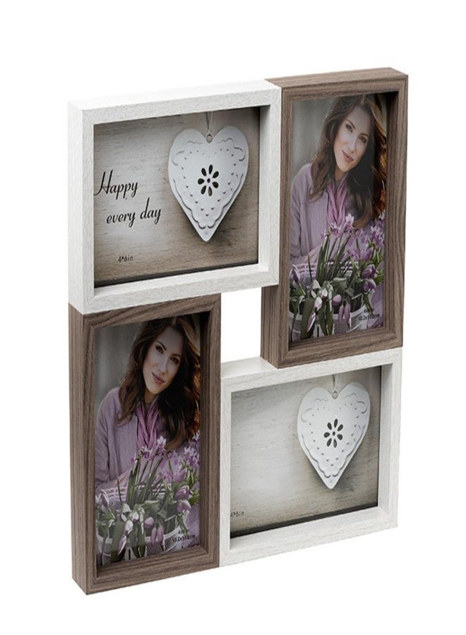 EAZYWAGON Wooden Collage Photo Frame - 11x11 Inch (White) | Sweet Memories Wall Photo Frames for Home Decoration | Collage Frame for Wall Decoration Home Decor, Office Desk & Table Decoration - Image 1