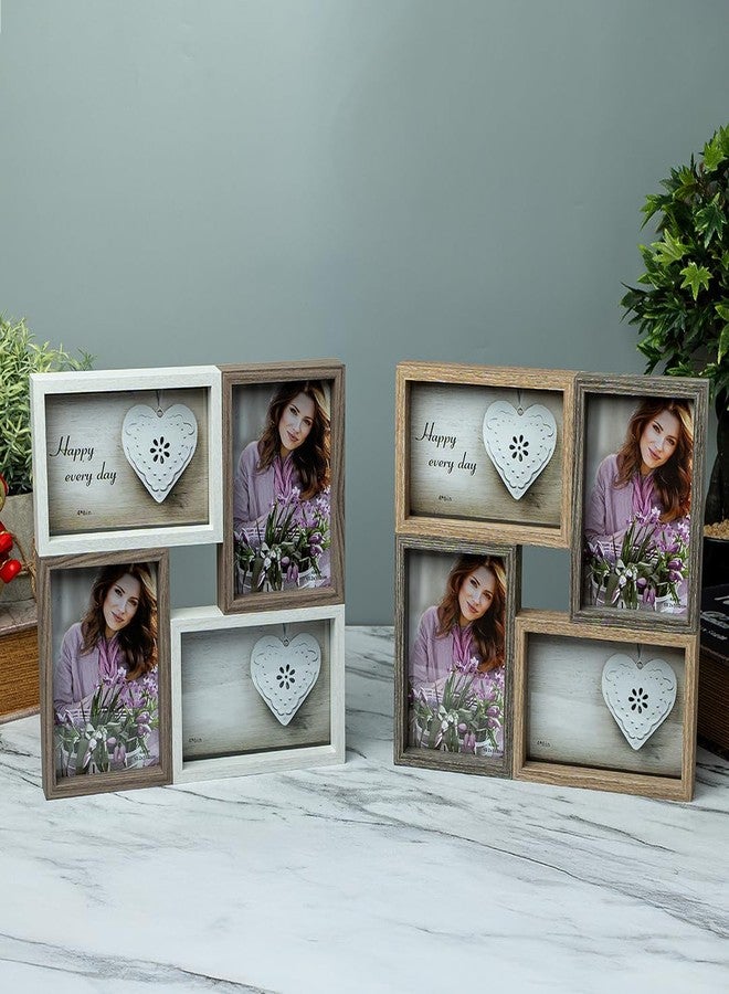 EAZYWAGON Wooden Collage Photo Frame - 11x11 Inch (White) | Sweet Memories Wall Photo Frames for Home Decoration | Collage Frame for Wall Decoration Home Decor, Office Desk & Table Decoration - Image 5