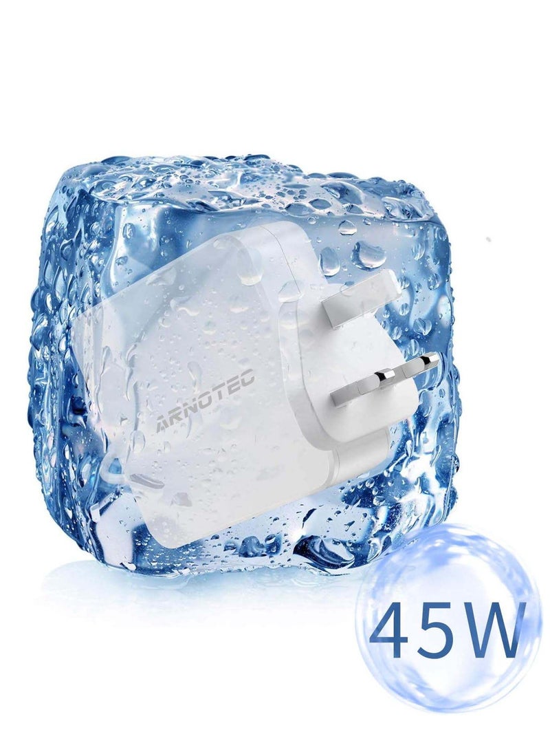 ARNOTEC - MacBook Air Charger UK, 45W T-TIP Mac Charger Power Adapter Compatible with Macbook Air 11"13 inch(Mid-2012~2017), Models A1465 A1466 A1435 A1436 - Image 1