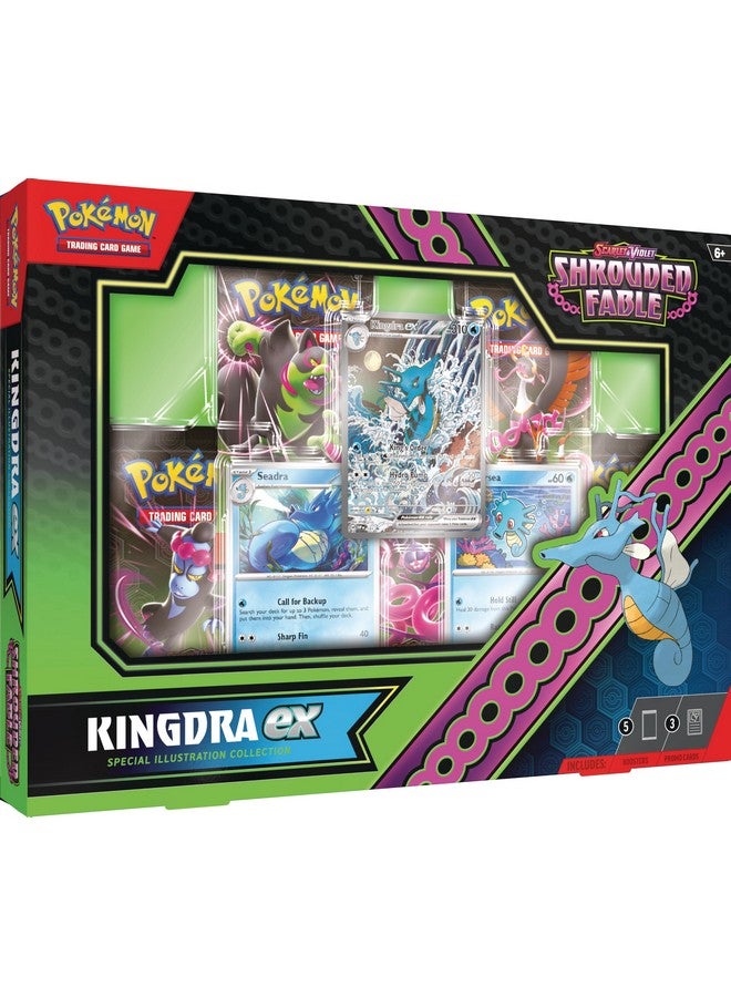 Pokemon Pokemon TCG: Scarlet And Violet: Shrouded Fable Kingdra Ex Special Illustration Collection  - Image 1