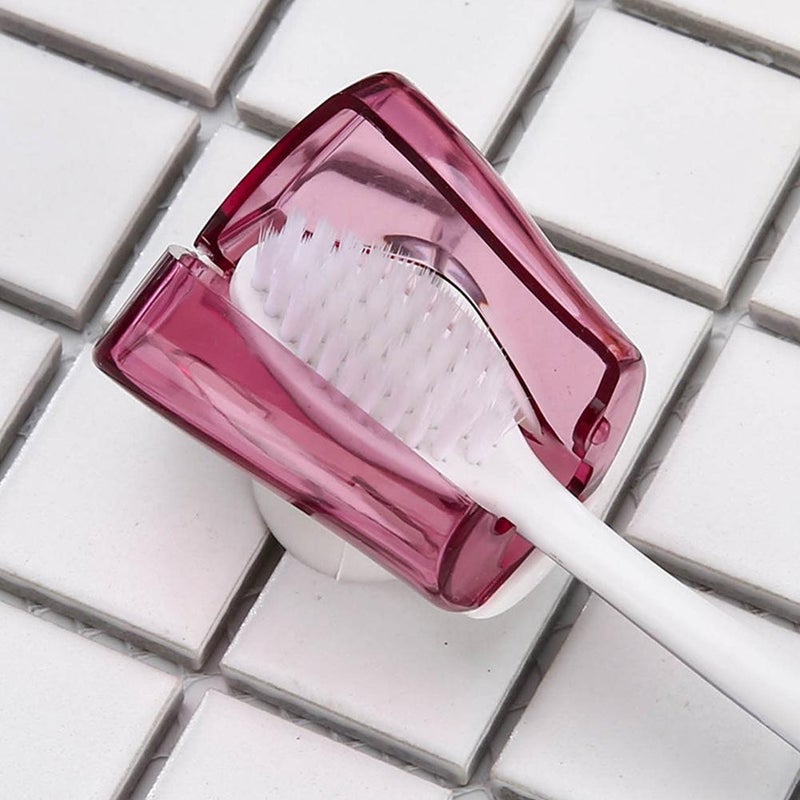 3-pack Creative Suction Cup Toothbrush Dust Covers, Suction Cup Home Toothbrush Holders, Opening and Closing Toothbrush Covers, Factory Wholesale - Image 4