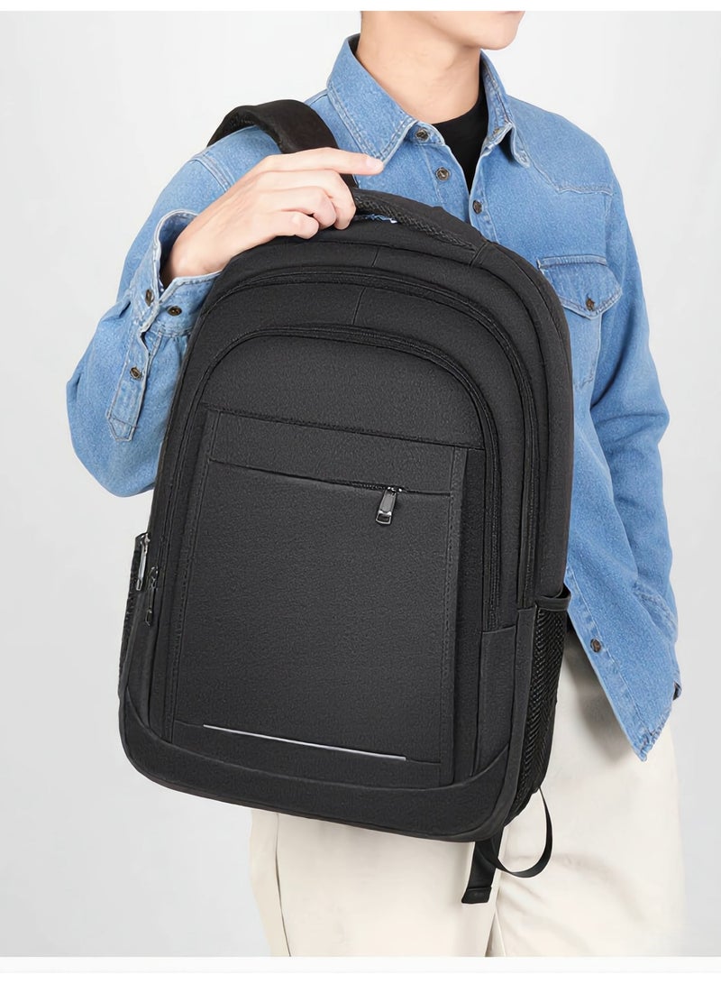 BagVibe حقيبة ظهر سفر للابتوب 15.6 بوصة للرجال والنساء مع منفذ شحن USB وحذاء مخفي، معتمدة للطيران، مناسبة للعمل والرحلات والمشي في الهواء الطلق - Image 4