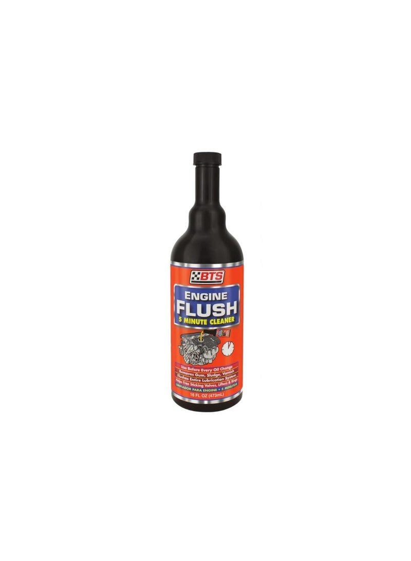 BTS Engine Flush 5 Min Cleaner 16 Oz 473 ml - Image 1