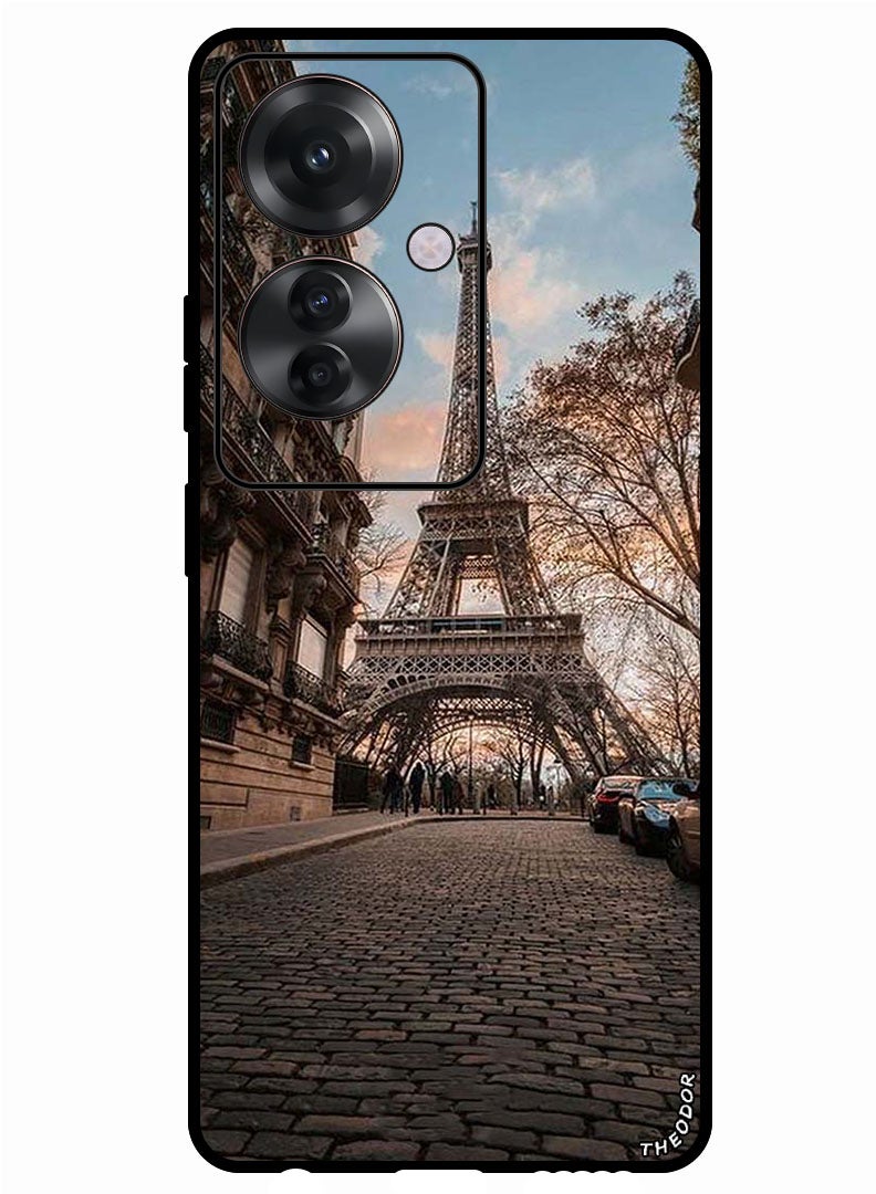 Theodor Protective Case Anti Scratch Shock Proof Bumper Cover For Oppo F25 Pro Effiel Tower - Image 1