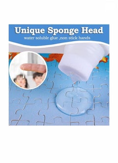 Generic Puzzle Glue with Sponge Head, Jigsaw Puzzle Glue for Kids, Puzzle Glue Clear with Applicator, Water-Soluble Special Craft Puzzle Glue, Puzzle Saver for 1000/1500/3000 Pieces of Puzzle, 120ML  - Image 3