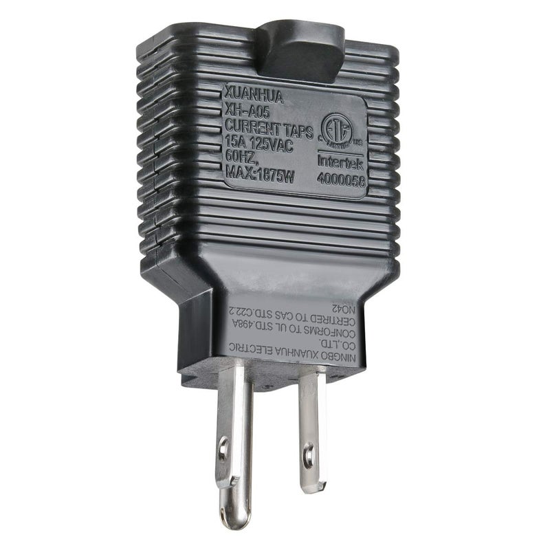 TENINYU NEMA 5-15P to 5-15/20R Adapter,15 Amp Household Plug to 20 Amp T-Blade Female Adapter,15 Amp Male to 20 Amp Female Plug Outlet 3 Prong Household T-Blade Adapter(1 Pack) - Image 4