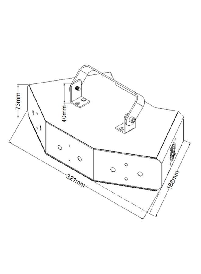 TVS VS-15V-15F R&G Remote Stage Laser Projector Stage Light - Image 4
