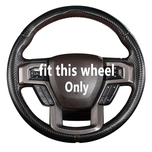 Aotoyou Steering Wheel Cover for Ford F150 20152020 F250 20172022 F350 20172022 F450 20172022 F550 20172022 Ford Expedition 20182021 Steering Wheel Protector for Ford Steering Wheel Accessories - Image 1