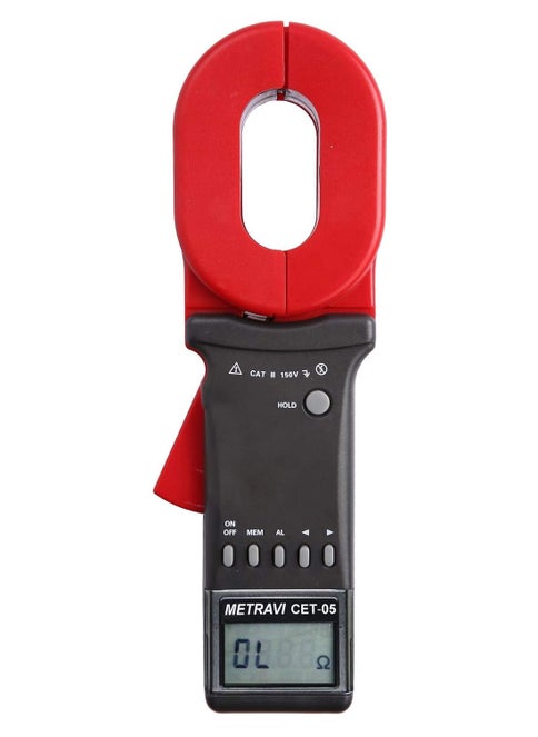METRAVI Metravi CET05 Clamp On Ground Resistance Tester Range 0010 to 200 Ohms  - Image 1