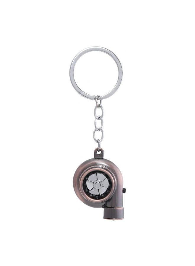 NIBEMINENT Zinc LED Turbo Metallic Keychain With