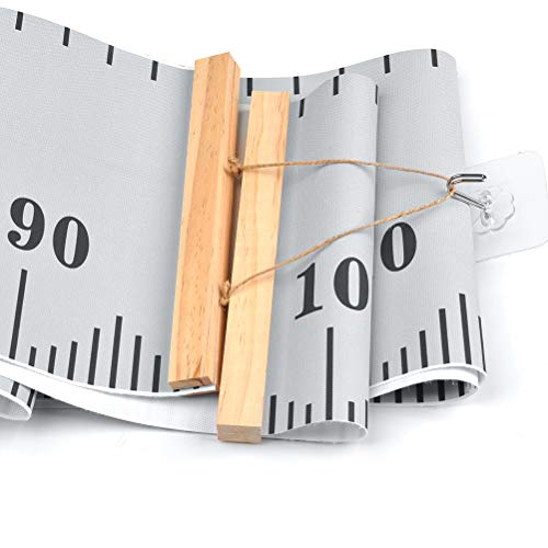 FOCCTS Baby Growth Chart, Height Chart Hanging Ruler Wall Decor for Kids, Toddler Growth Chart for Wall, Wall Hanging Growth Chart Baby Height Measurement- 79" x 7.9" - Image 4