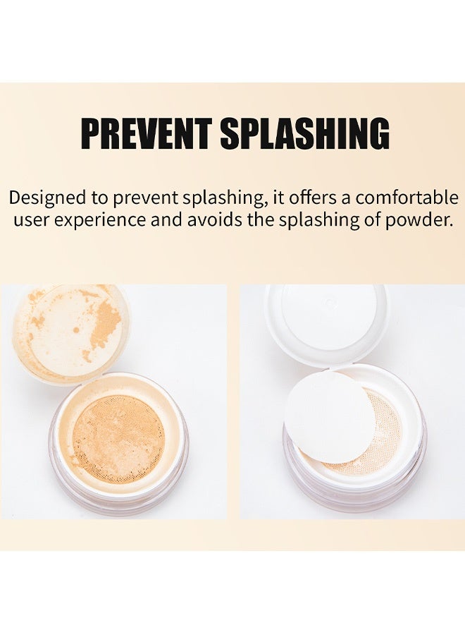 HelloKiss Tear-Laden Makeup Setting Powder - Fine and Non-Gluggy, Capable of Concealing Imperfections, Controls Oil, Resists Water #02 Shimmer pink - Image 4