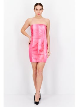 Women Tie Dye Mini Dress, Pink