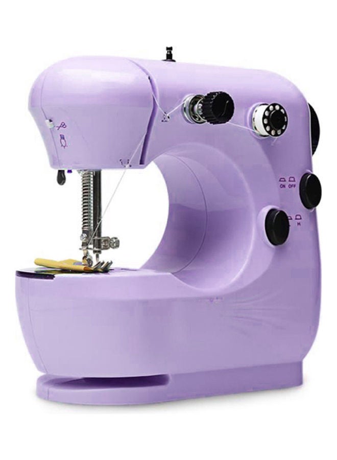 Mini Portable Handheld Sewing Machines Purple - Image 1