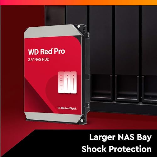 Western Digital 14TB WD Red Pro NAS Internal Hard Drive HDD - 7200 RPM, SATA 6 Gb/s, CMR, 512 MB Cache, 3.5" - WD141KFGX - Image 3