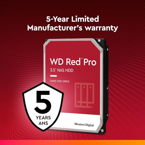 Western Digital 14TB WD Red Pro NAS Internal Hard Drive HDD - 7200 RPM, SATA 6 Gb/s, CMR, 512 MB Cache, 3.5" - WD141KFGX - Image 5