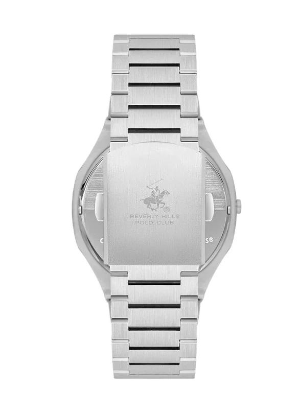 BEVERLY HILLS POLO CLUB Beverly Hills Polo Club BP3605X.330 Men Analog Display Watch & Metal Strap Silver