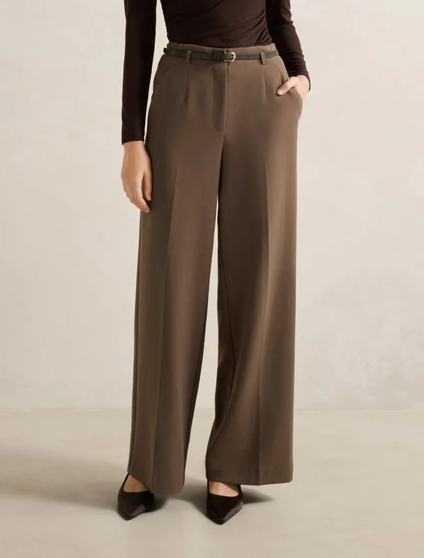 Forever New Chantelle Belted Wide Leg Pant