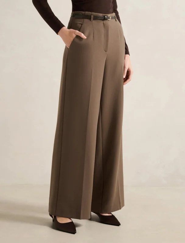 Forever New Chantelle Belted Wide Leg Pant