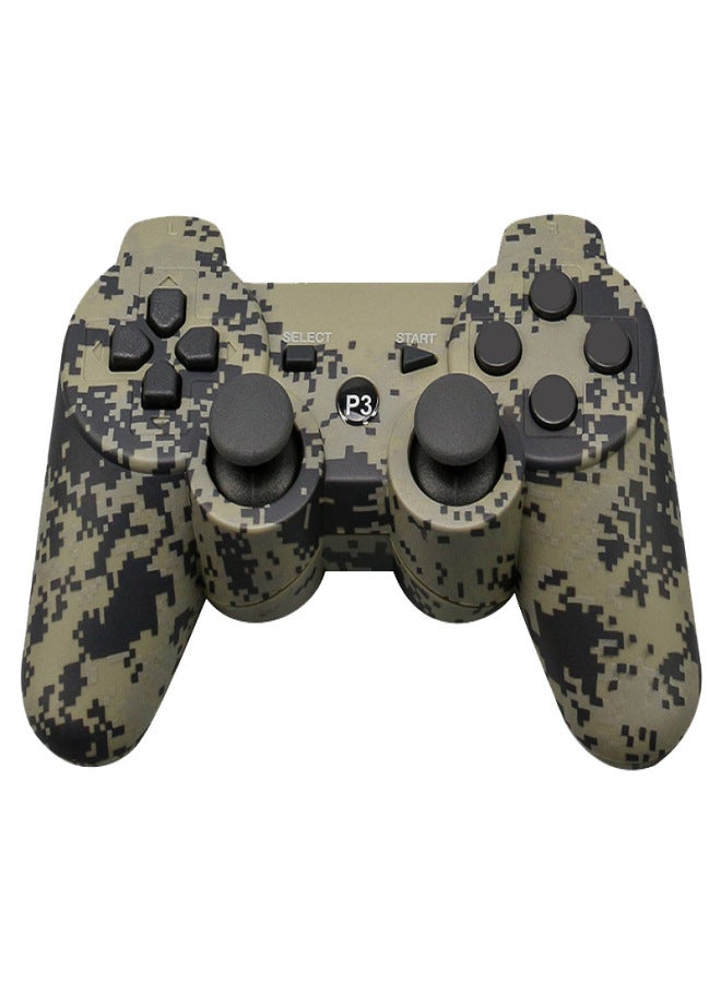 Factory ready stock ps3 controller PS3 wireless bluetooth game controller dual vibration snowflake button ready stock one piece dropshipping Black (universal button bare metal) - Image 5