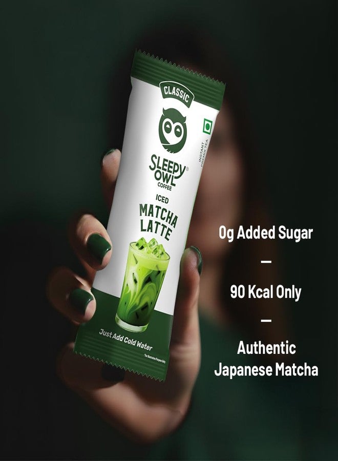Sleepy Owl Assorted Iced Matcha Latte Premix Powder, Variety Pack (3 Flavours), Premium Japanese Matcha Green Tea Powder, Easy to Make, Calm Energy & Focus, Natural Antioxidants, 3 Sachets - Image 3
