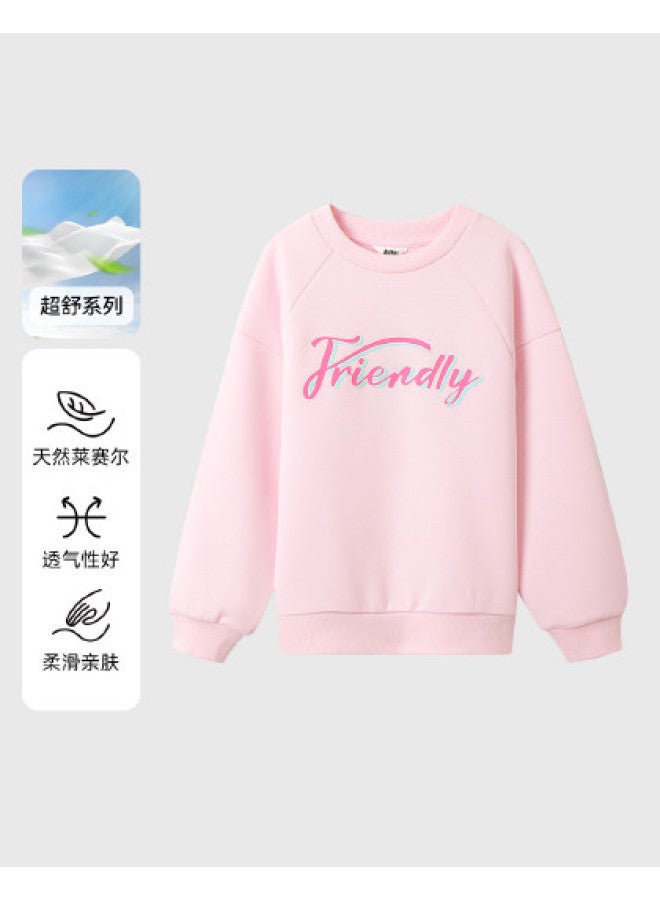 Annil Girls' Round Neck Long Sleeve Sweatshirt For Spring/autumn - Image 1
