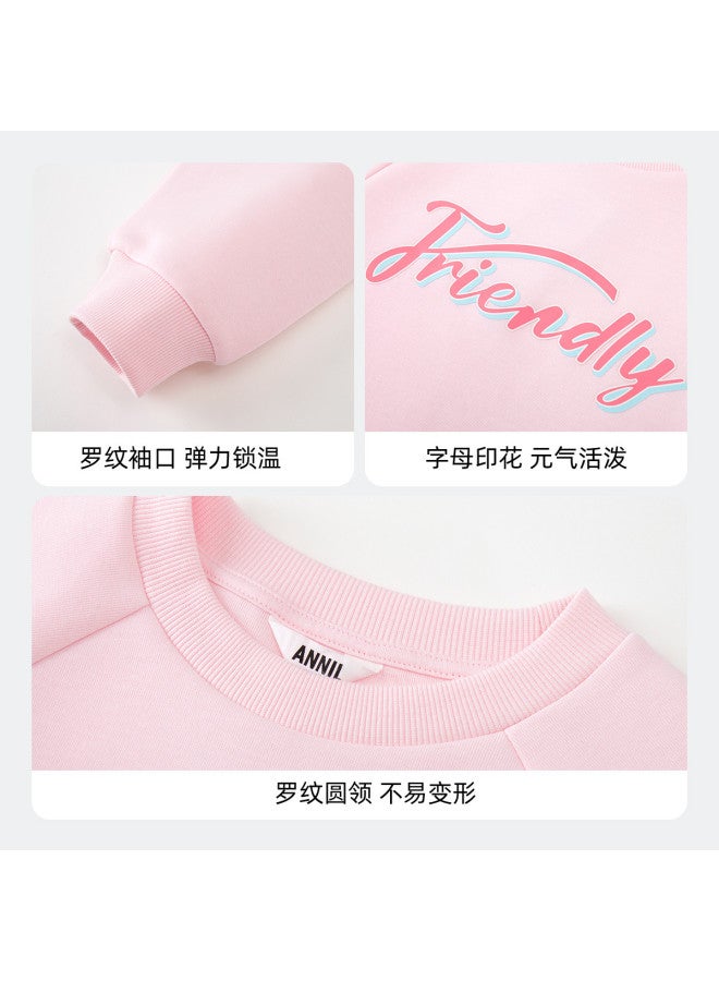 Annil Girls' Round Neck Long Sleeve Sweatshirt For Spring/autumn - Image 5