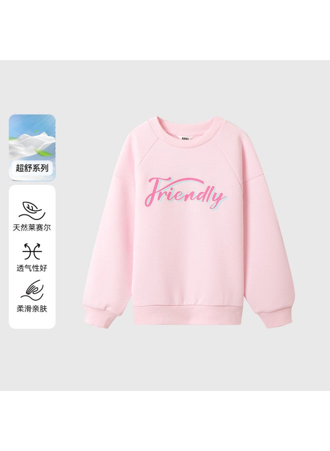 Annil Girls' Round Neck Long Sleeve Sweatshirt For Spring/autumn - Image 2