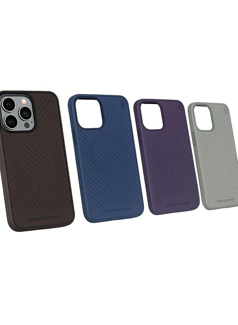 Yezler Premium Rubber Case for iPhone 15 Pro – MagSafe Compatible, Shockproof & Scratch-Resistant, Inner Silicone Protection, Ultra-Durable & Lightweight Design, Sleek and Stylish Mobile Cover – Black - Image 4