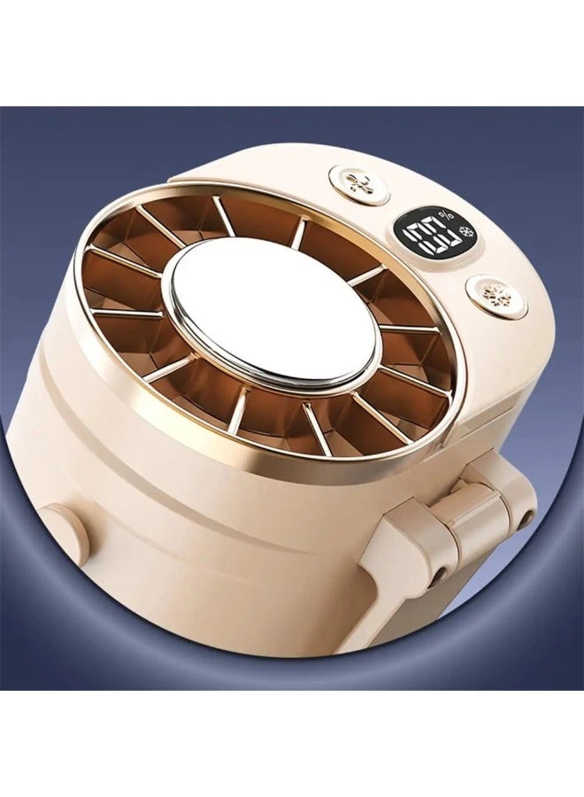Portable Waist Worn Cooling Fan Rechargeable Personal Neck Fan for Outdoor - Image 2