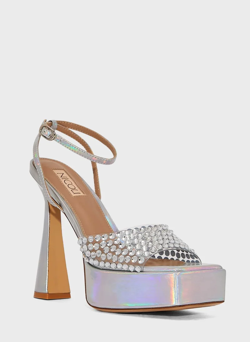 Nicoli Blanca High Heel Sandals