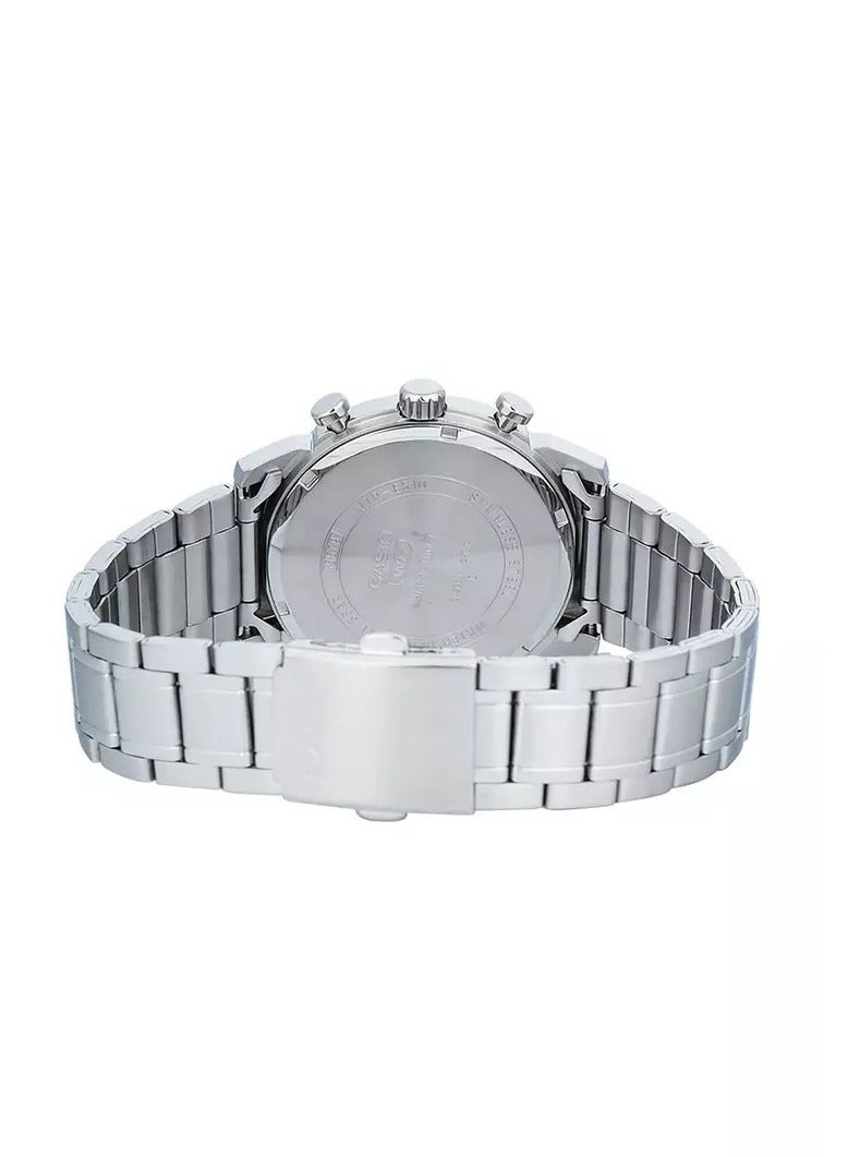 CASIO Men's Watch Analog Chronograph Stopwatch - MTP-E510D-8AVDF - Image 2