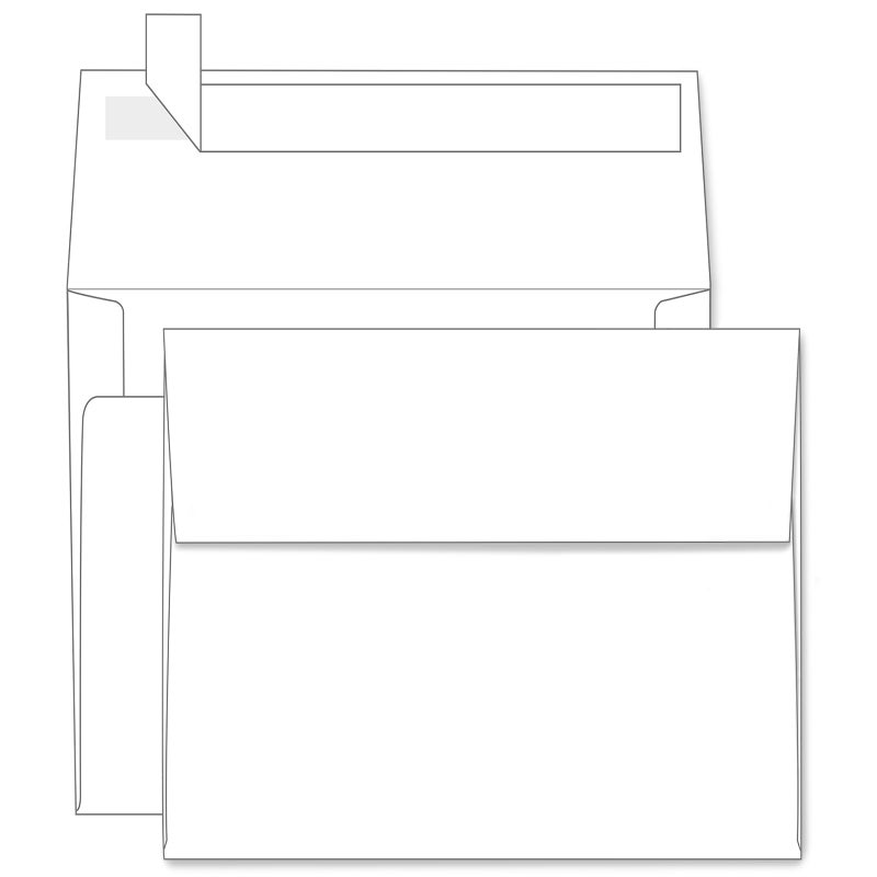 Goefun A2 White Envelopes Self Seal 100 Pack, Goefun 4.375 x 5.75 Printable Invitation Envelopes for 4.25 x 5.5 Cards, Photos, Weddings, Graduation, Baby Shower, 120 GSM - Image 1