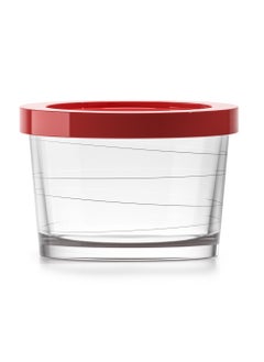 CITY GLASS City Glass Alex Jar Set, 3 Pieces 220 ML Glass Jars with Lids, Airtight Food Storage Containers for Spices, Herbs, Dry Foods, and Kitchen Organization, Durable Design for Freshness and Style  - Image 1