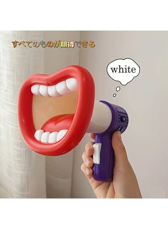 Pink Voice Changer Megaphone With Fun Effects Portable Outdoor Gift - Image 2