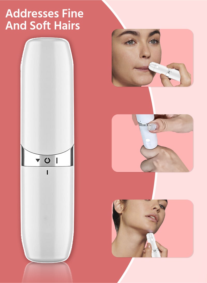 إزالة شعر الوجه للنساء ، جهاز مزيل الشعر غير مؤلم ، ماكينة حلاقة كهربائية قابلة لإعادة الشحن للوجه USB للشفاه والذقن والذراعين للسيدات - Image 5