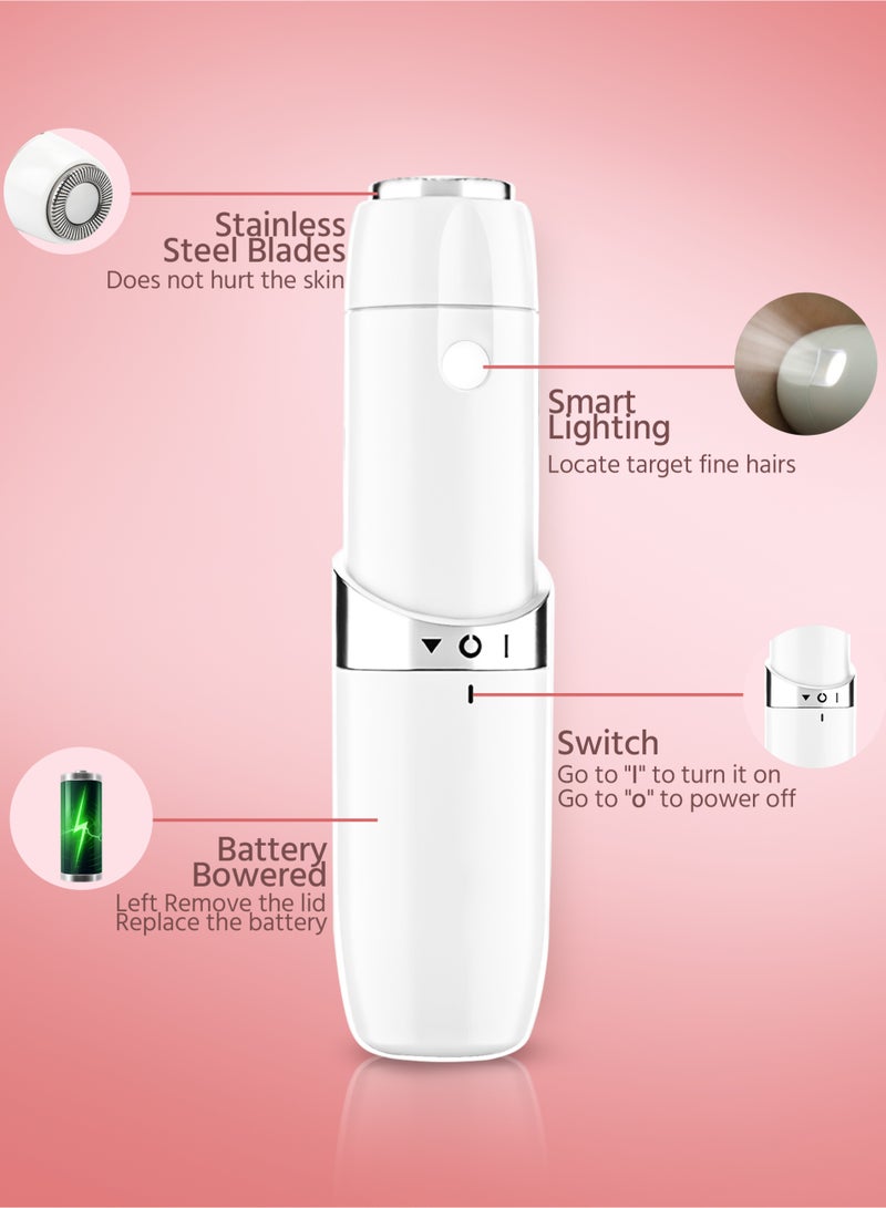 إزالة شعر الوجه للنساء ، جهاز مزيل الشعر غير مؤلم ، ماكينة حلاقة كهربائية قابلة لإعادة الشحن للوجه USB للشفاه والذقن والذراعين للسيدات - Image 3