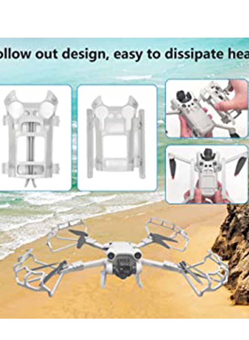 3-in-1 Propeller Guard Holder Strap Drone Landing Gear for DJI Mini 3 Pro RC Accessories Protect in Good - Image 4