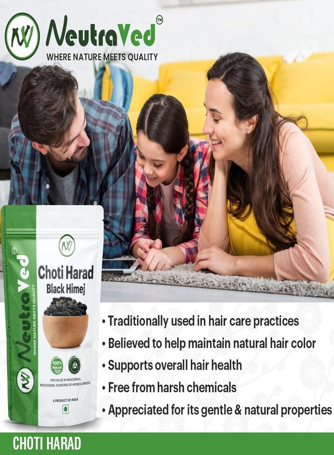NeutraVed Choti Harad, Kali Harad, Black Himej, Myrobalan, Terminalia Chebula Small Hard Whole - 200g - Image 5