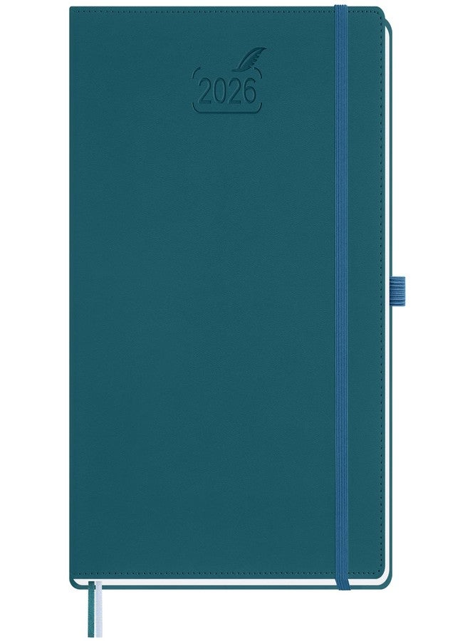 BEZEND Planner 2026 Weekly and Monthly, 8.5" x 11" Calendar with Notes (Jan-Dec 26) Vertical Daily Appointment with Hourly Timeslot & Monthly Tab, PU Leather Hardcover - Dark Green - Image 1
