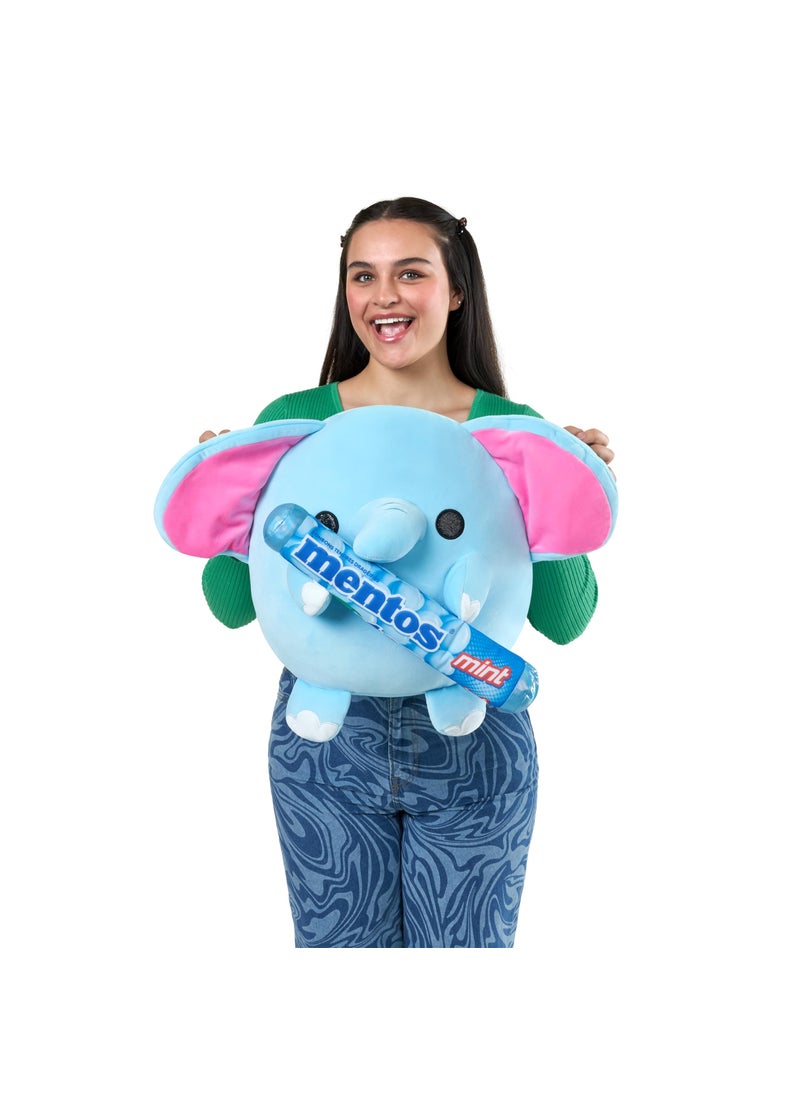 SNACKLES Snackles (Mentos) Elephant Super Sized 14 inch Plush by ZURU, Ultra Soft Plush, Collectible Plush with Real Licensed Brands, Stuffed Animal  - Image 3